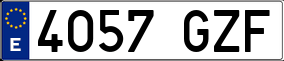 Truck License Plate
